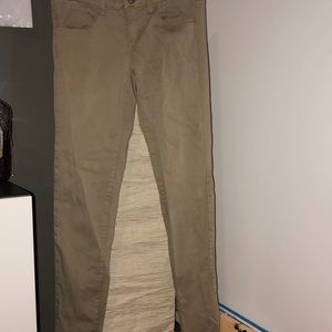 Khaki jeans